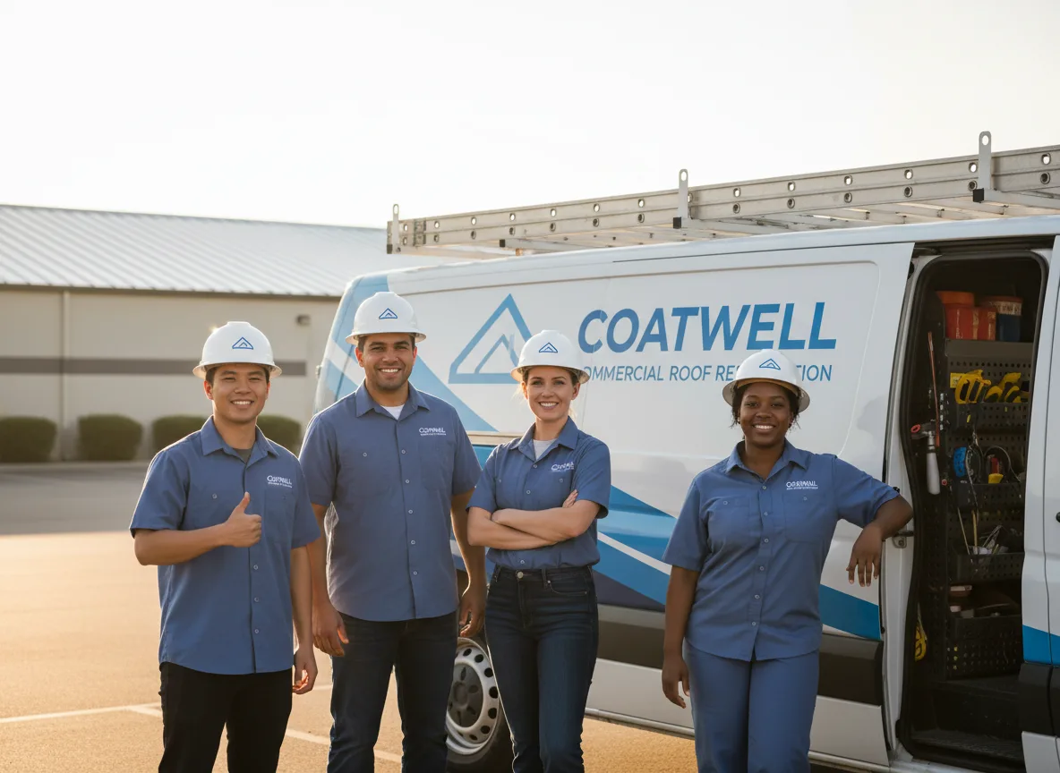 Commercial roof coating company in Selma, IN